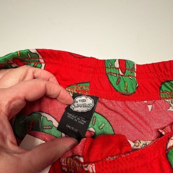 Homer Simpson pajama pants nwot size small men’s Christmas - Picture 4 of 7